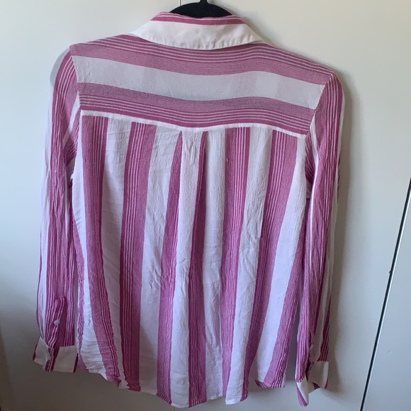 Nordstrom BP Striped, stretchy blouse - Picture 3 of 6